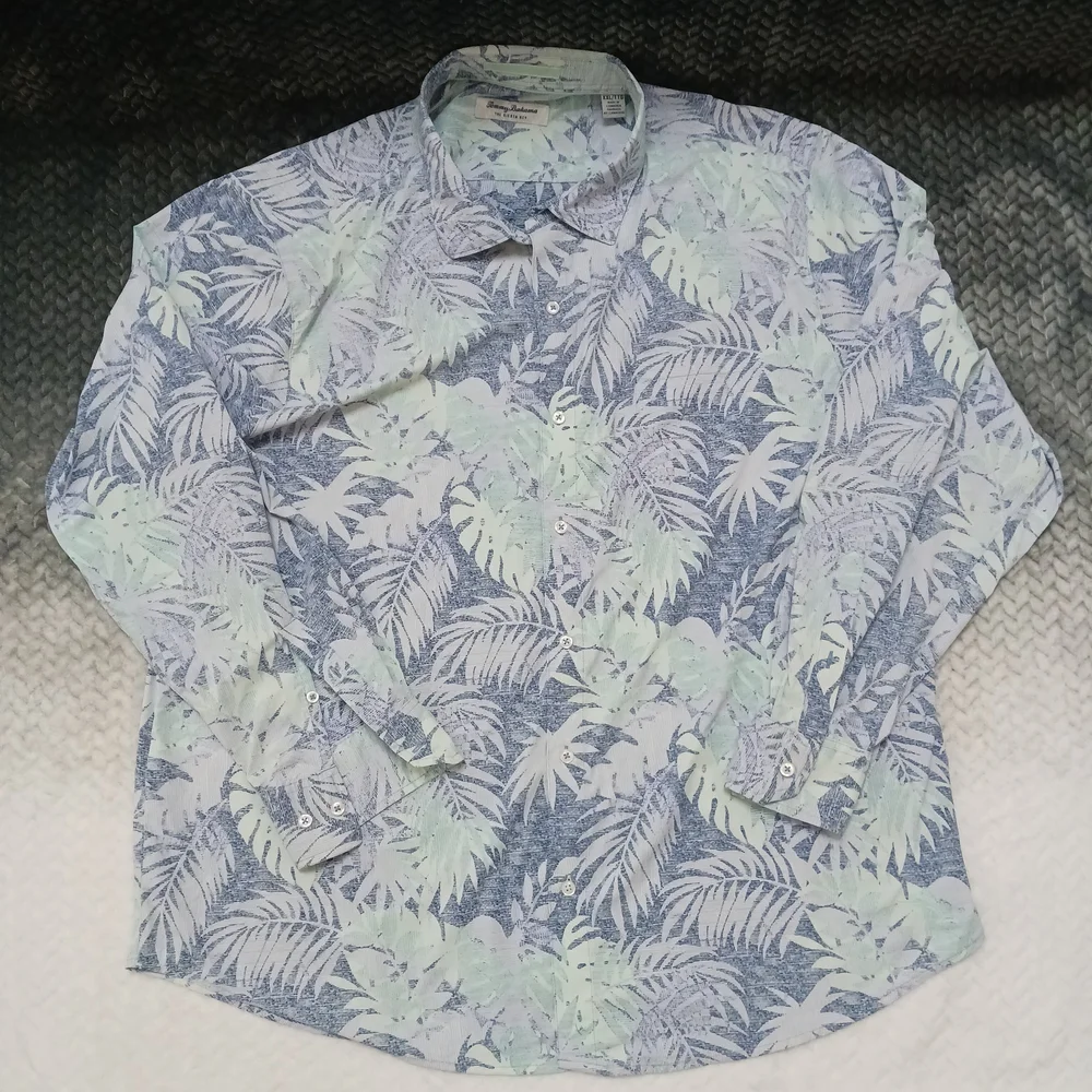 Tommy‎ Bahama Siesta Key Shirt Mens Copyrighted Print Nylon Spandex Size XXL